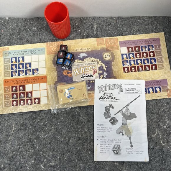 Rare Avatar The Last Airbender Yahtzee 2006 - 100% Complete Nickelodeon Jr Game - Picture 3 of 7